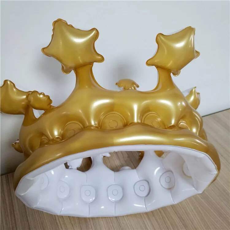 PVC inflatable toys Birthday gift Golden Crown children's Crown costume creative gift interactive toys PVC inflatable toys Birthday gift Golden Crown children's Crown costume creative gift interactive toys