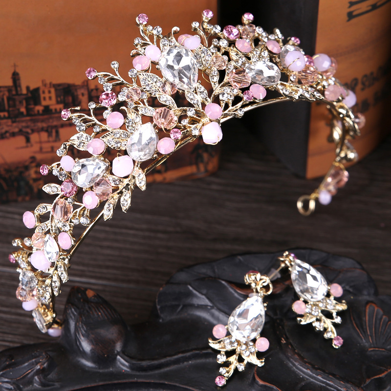 Crown 2020 KoreanStyle Crystal Hairband Bridal Headdress Hair Accessories Birthday Crown Ornament Children&#039;s Crown