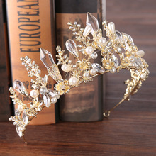 Crown 2020 KoreanStyle Crystal Hairband Bridal Headdress Hair Accessories Birthday Crown Ornament Children's Crown Crown 2020 KoreanStyle Crystal Hairband Bridal Headdress Hair Accessories Birthday Crown Ornament Children's Crown