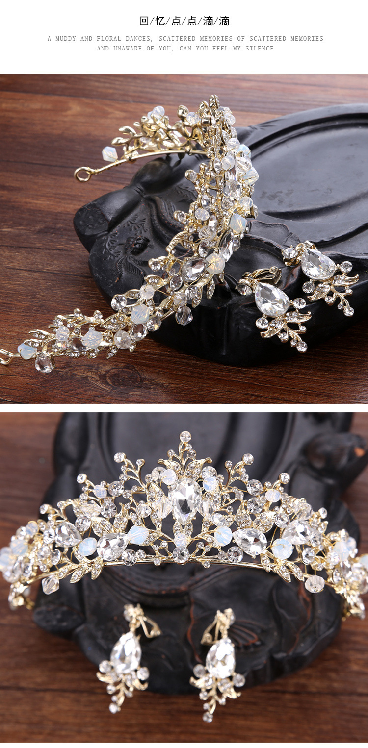 Crown 2020 KoreanStyle Crystal Hairband Bridal Headdress Hair Accessories Birthday Crown Ornament Children's Crown Crown 2020 KoreanStyle Crystal Hairband Bridal Headdress Hair Accessories Birthday Crown Ornament Children's Crown