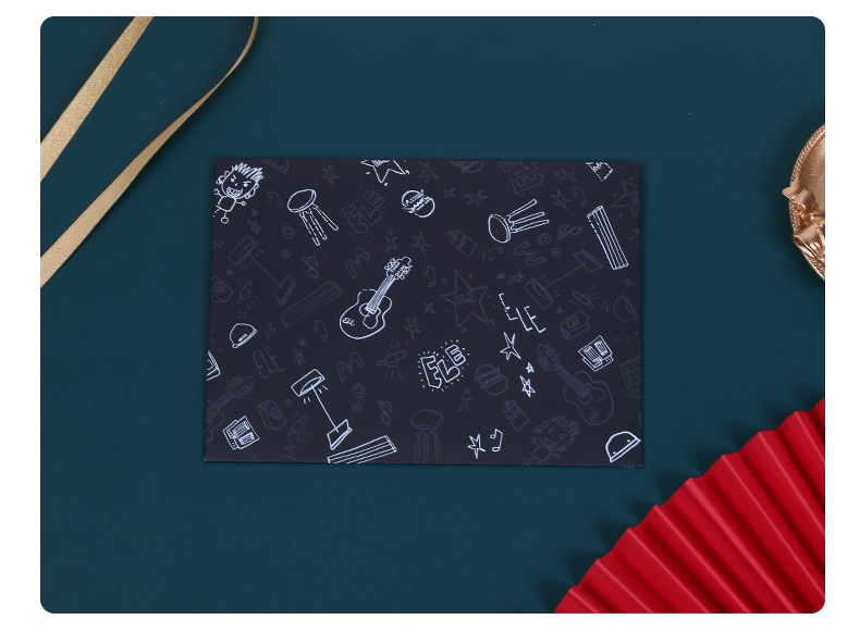 Customized Iridescent Paper Envelope Gilding Business Invitation VIP Member Black Invitations Customized Iridescent Paper Envelope Gilding Business Invitation VIP Member Black Invitations