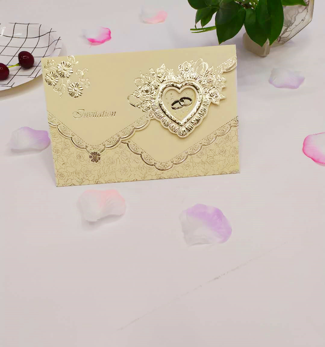 and Foreign High and Medium-Grade Laser Gilding Various Crafts High and Medium-Grade Invitation Cards Invitations