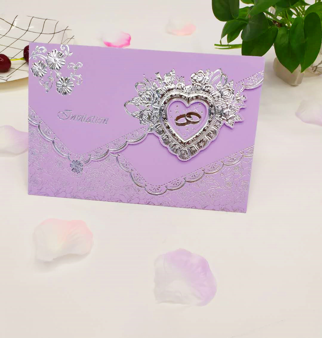 and Foreign High and Medium-Grade Laser Gilding Various Crafts High and Medium-Grade Invitation Cards Invitations