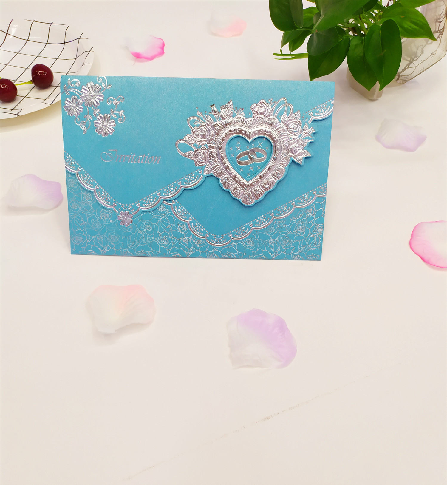 and Foreign High and Medium-Grade Laser Gilding Various Crafts High and Medium-Grade Invitation Cards Invitations