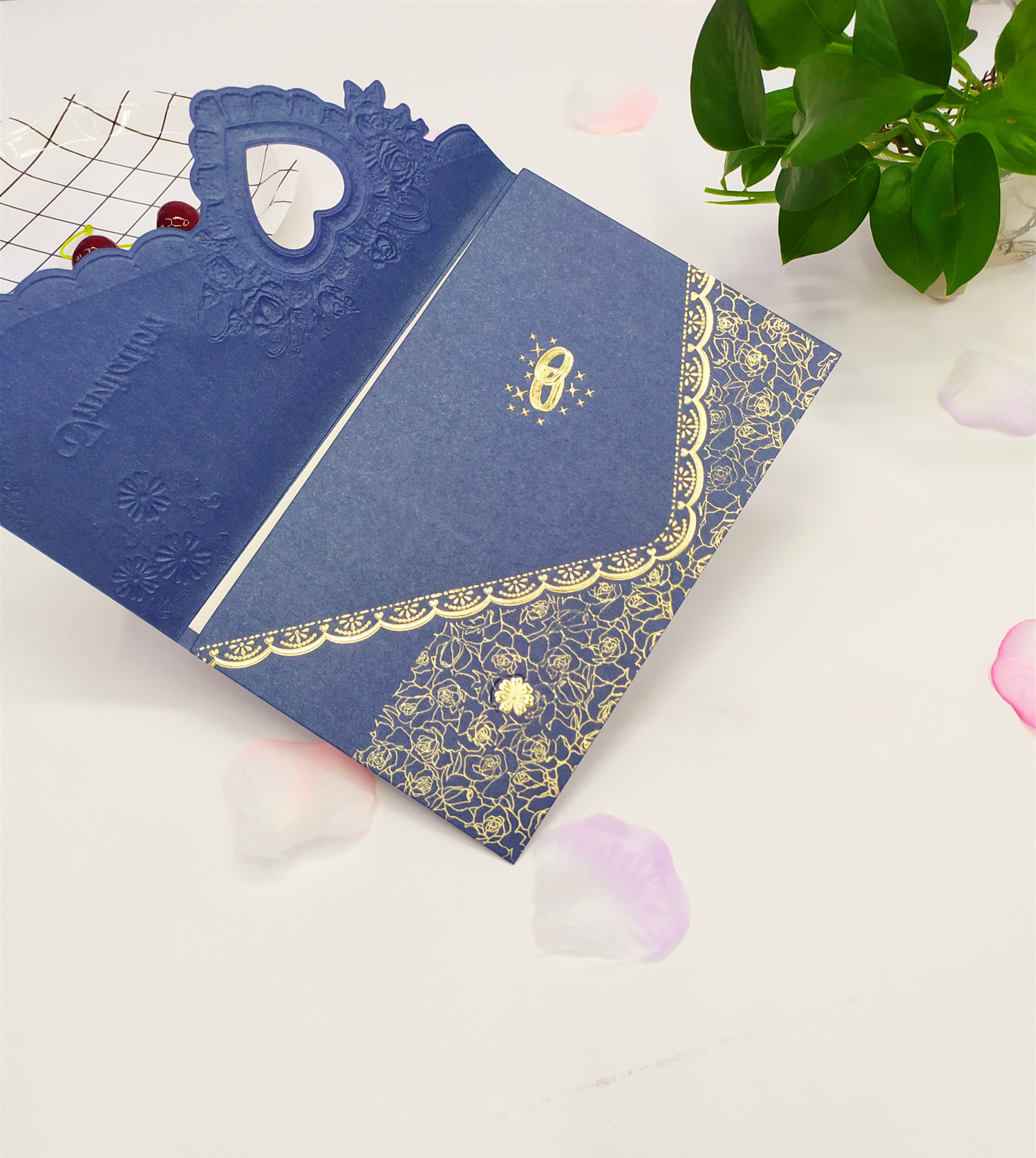 and Foreign High and Medium-Grade Laser Gilding Various Crafts High and Medium-Grade Invitation Cards Invitations