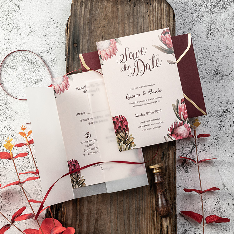 European-Style Mori Style Invitation Letter Personalized Creative Invitation Card Wedding 2020 Wedding Invitations European-Style Mori Style Invitation Letter Personalized Creative Invitation Card Wedding 2020 Wedding Invitations