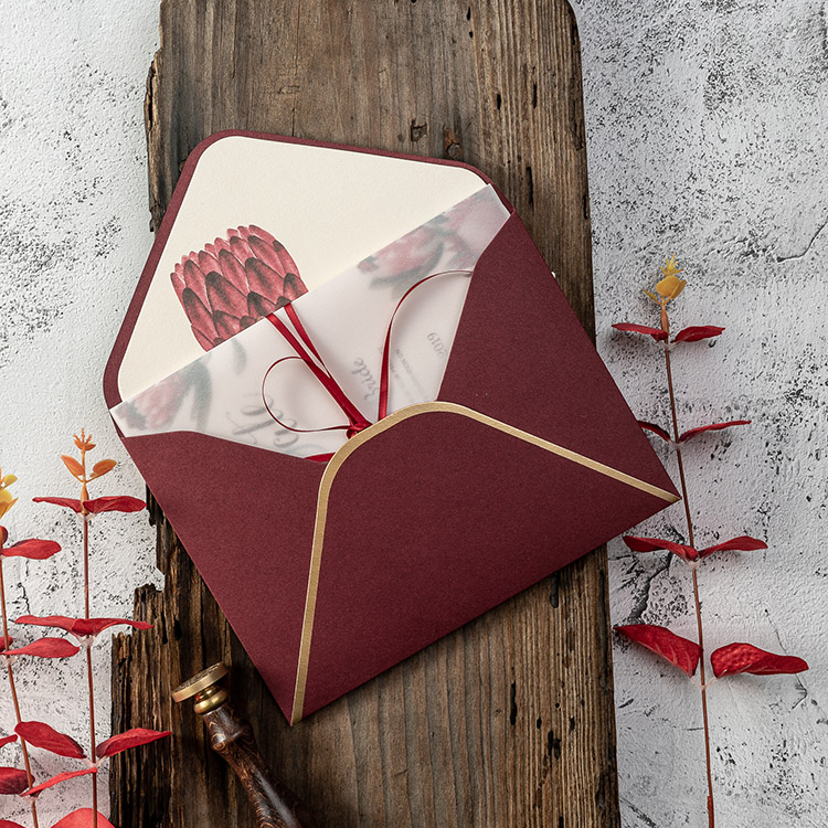 European-Style Mori Style Invitation Letter Personalized Creative Invitation Card Wedding 2020 Wedding Invitations European-Style Mori Style Invitation Letter Personalized Creative Invitation Card Wedding 2020 Wedding Invitations