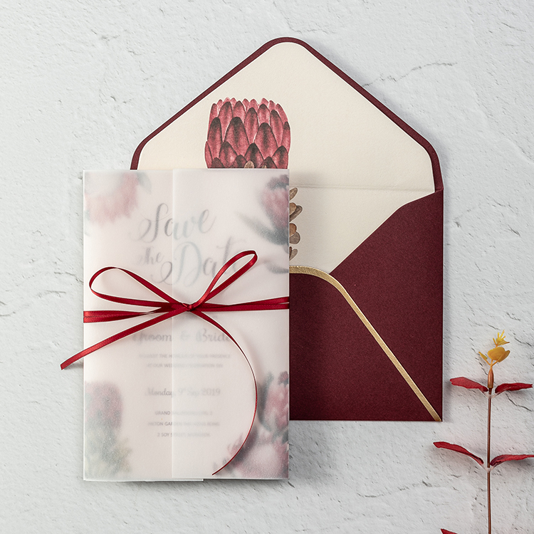 European-Style Mori Style Invitation Letter Personalized Creative Invitation Card Wedding 2020 Wedding Invitations European-Style Mori Style Invitation Letter Personalized Creative Invitation Card Wedding 2020 Wedding Invitations