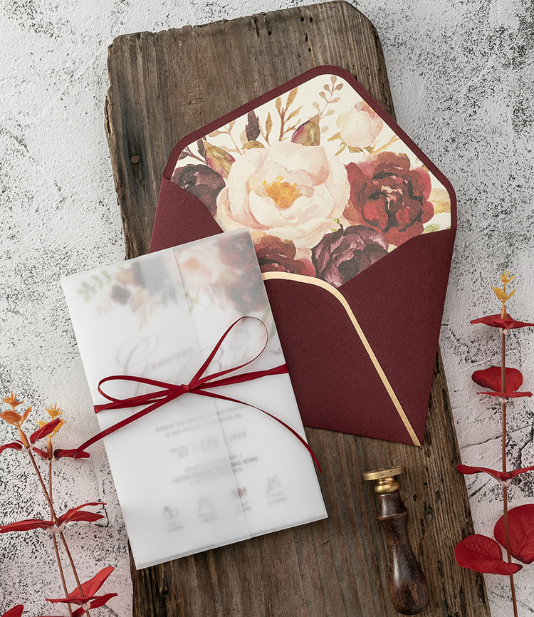 European-Style Mori Style Invitation Letter Personalized Creative Invitation Card Wedding 2020 Wedding Invitations European-Style Mori Style Invitation Letter Personalized Creative Invitation Card Wedding 2020 Wedding Invitations