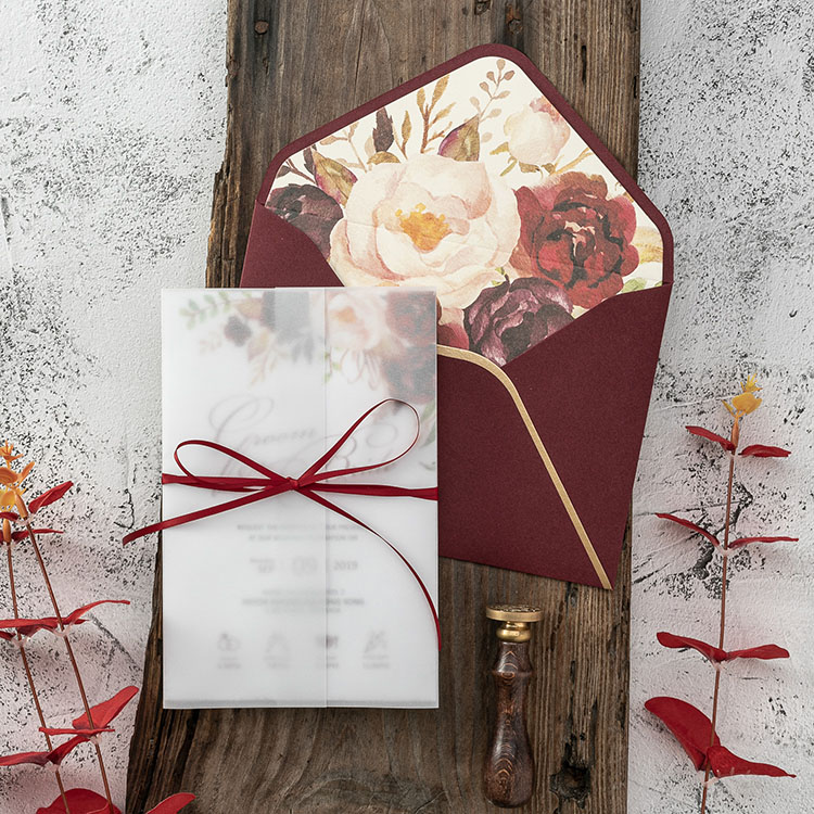 European-Style Mori Style Invitation Letter Personalized Creative Invitation Card Wedding 2020 Wedding Invitations European-Style Mori Style Invitation Letter Personalized Creative Invitation Card Wedding 2020 Wedding Invitations