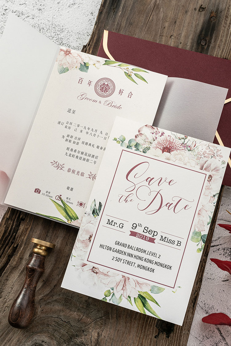 European-Style Mori Style Invitation Letter Personalized Creative Invitation Card Wedding 2020 Wedding Invitations European-Style Mori Style Invitation Letter Personalized Creative Invitation Card Wedding 2020 Wedding Invitations