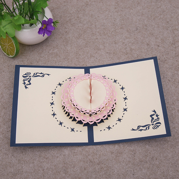 3D Three-Dimensional Birthday Party Invitation Card Hollow Birthday Invitation Card 3D Creative Invitations 3D Three-Dimensional Birthday Party Invitation Card Hollow Birthday Invitation Card 3D Creative Invitations