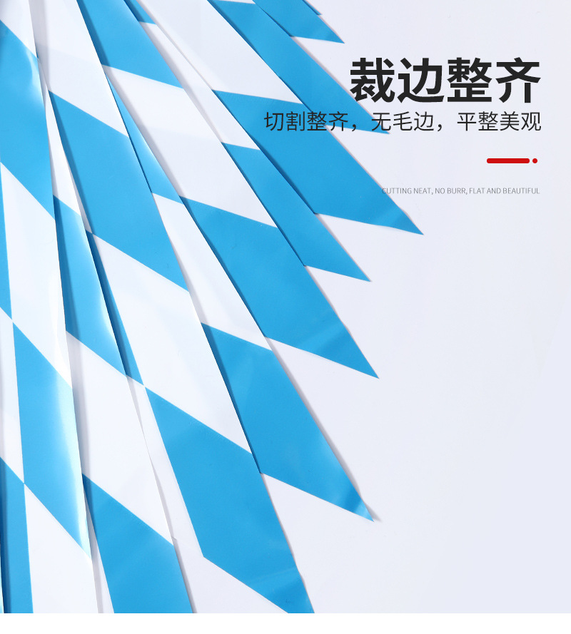 Beer Festival Hanging Flag Blue and White Plaid String Flags Munich Activity Atmosphere Triangle Hanging Triangle Flag Beer Festival Hanging Flag Blue and White Plaid String Flags Munich Activity Atmosphere Triangle Hanging Triangle Flag