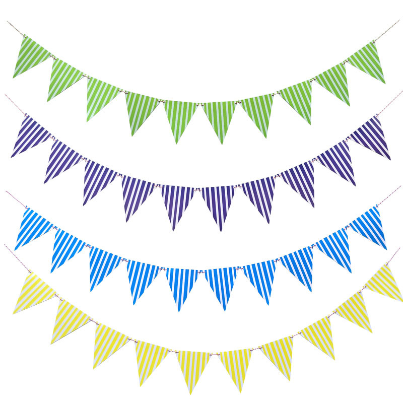 Nordic Ins Wave Pattern Bronzing Pennant Birthday Party Supplies Decoration Happy Triangle Flag Nordic Ins Wave Pattern Bronzing Pennant Birthday Party Supplies Decoration Happy Triangle Flag