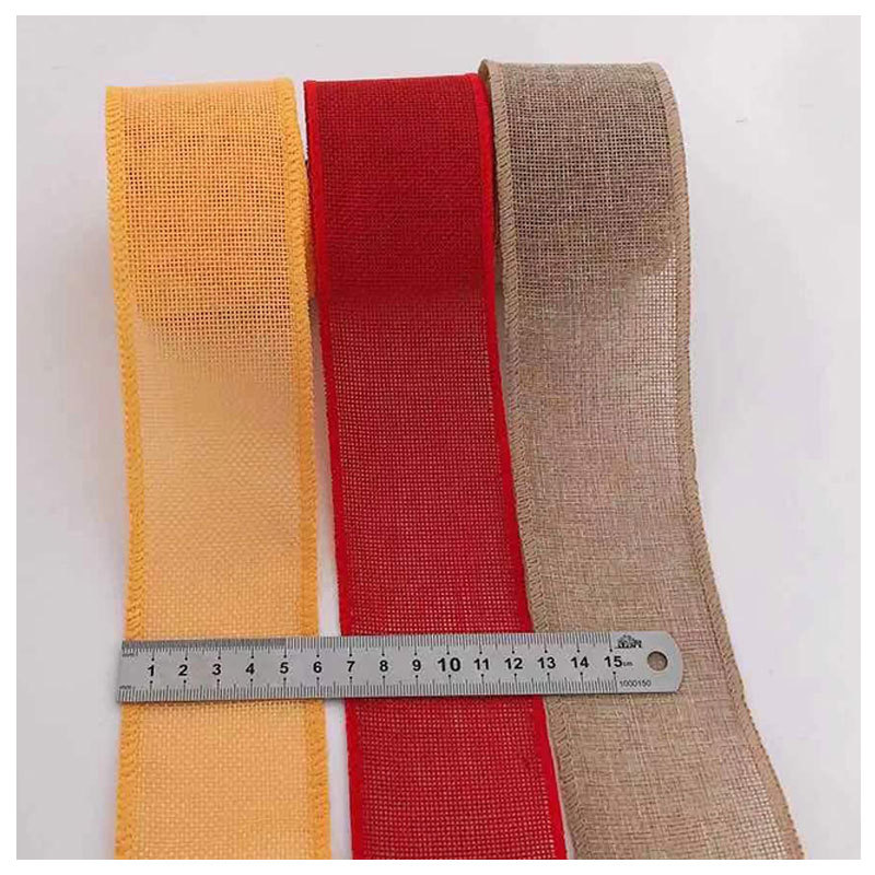 Decoration Imitation Linen Roll DIY 6cm Wide Color Imitation Linen Roll 5M Christmas Decoration Braid Linen Volume Decoration Imitation Linen Roll DIY 6cm Wide Color Imitation Linen Roll 5M Christmas Decoration Braid Linen Volume