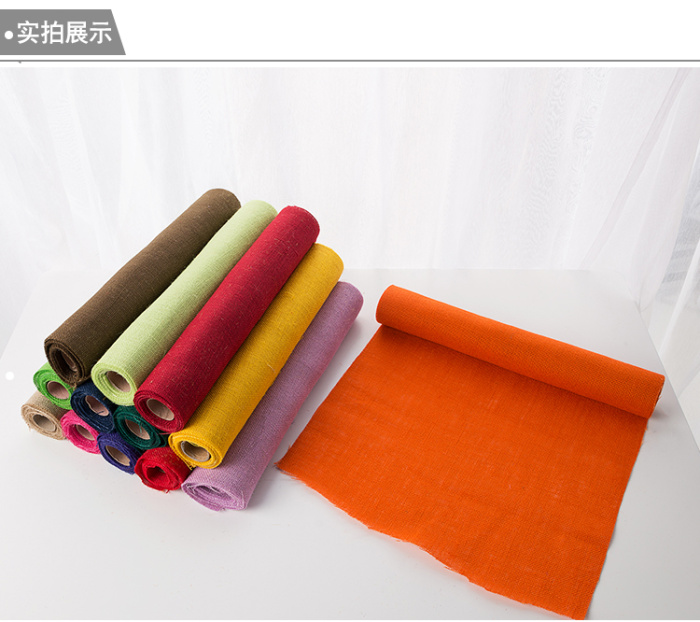 Handmade materials 13 50 cm color linen volume, color and beautiful, simple and fashionable home decor Handmade materials 13 50 cm color linen volume, color and beautiful, simple and fashionable home decor