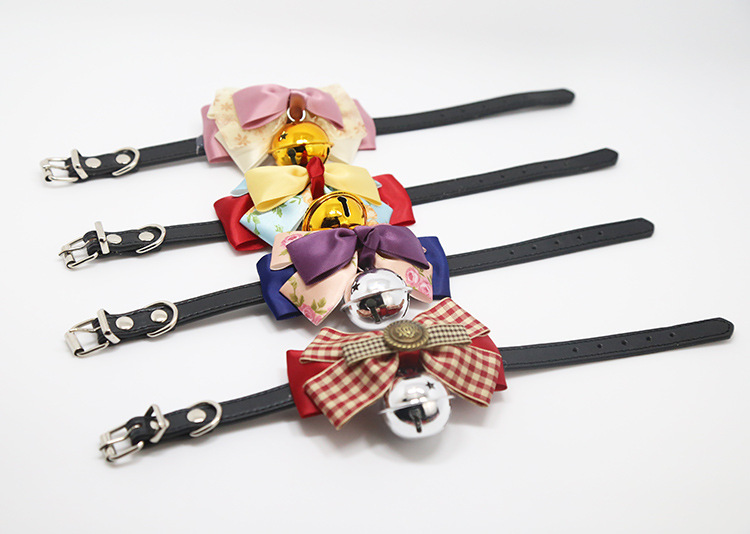 Weiwang Pet Dog Tie Bow Tie Teddy Bow Cat Bell Collar Ornament Handsome Gentleman Bichon Weiwang Pet Dog Tie Bow Tie Teddy Bow Cat Bell Collar Ornament Handsome Gentleman Bichon