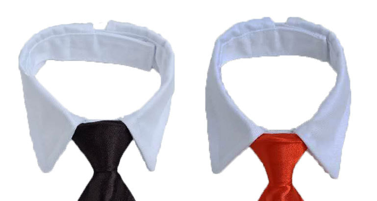 Pet Tie Bow Tie Dog Tie Striped  Collar Scarf Fake Collar Bib Bow