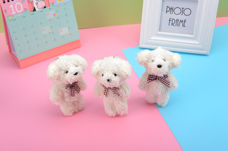 Cross-Border Pearl Velvet Bow Tie Dog Plush Toy Keychain Pendant Kindergarten Toy Small Gift Activity Gift Cross-Border Pearl Velvet Bow Tie Dog Plush Toy Keychain Pendant Kindergarten Toy Small Gift Activity Gift