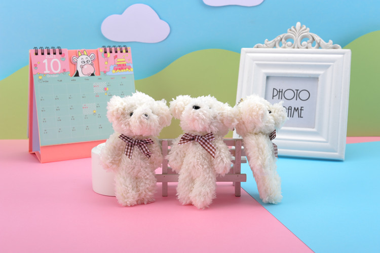 Cross-Border Pearl Velvet Bow Tie Dog Plush Toy Keychain Pendant Kindergarten Toy Small Gift Activity Gift Cross-Border Pearl Velvet Bow Tie Dog Plush Toy Keychain Pendant Kindergarten Toy Small Gift Activity Gift
