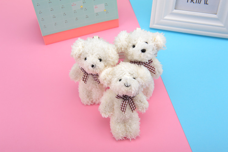 Cross-Border Pearl Velvet Bow Tie Dog Plush Toy Keychain Pendant Kindergarten Toy Small Gift Activity Gift Cross-Border Pearl Velvet Bow Tie Dog Plush Toy Keychain Pendant Kindergarten Toy Small Gift Activity Gift