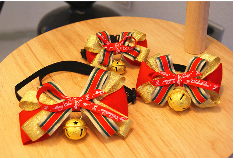 Pet Christmas Holiday Dress up Decoration Supplies Dog Scarf Cat Bib Bow Tie Bow Wholesale Pet Christmas Holiday Dress up Decoration Supplies Dog Scarf Cat Bib Bow Tie Bow Wholesale