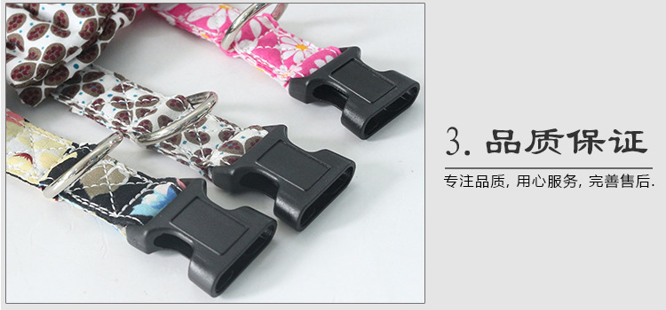 Factory Customized Pet Supplies Bow Tie Dog Collar Printed Collar Release Buckle Buckle Quality Assurance