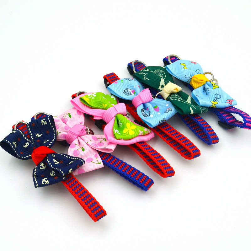 Pet Tie Collar Bow Dog Cat Bow Tie Ornaments Teddy/Pomeranian Dressing Accessories