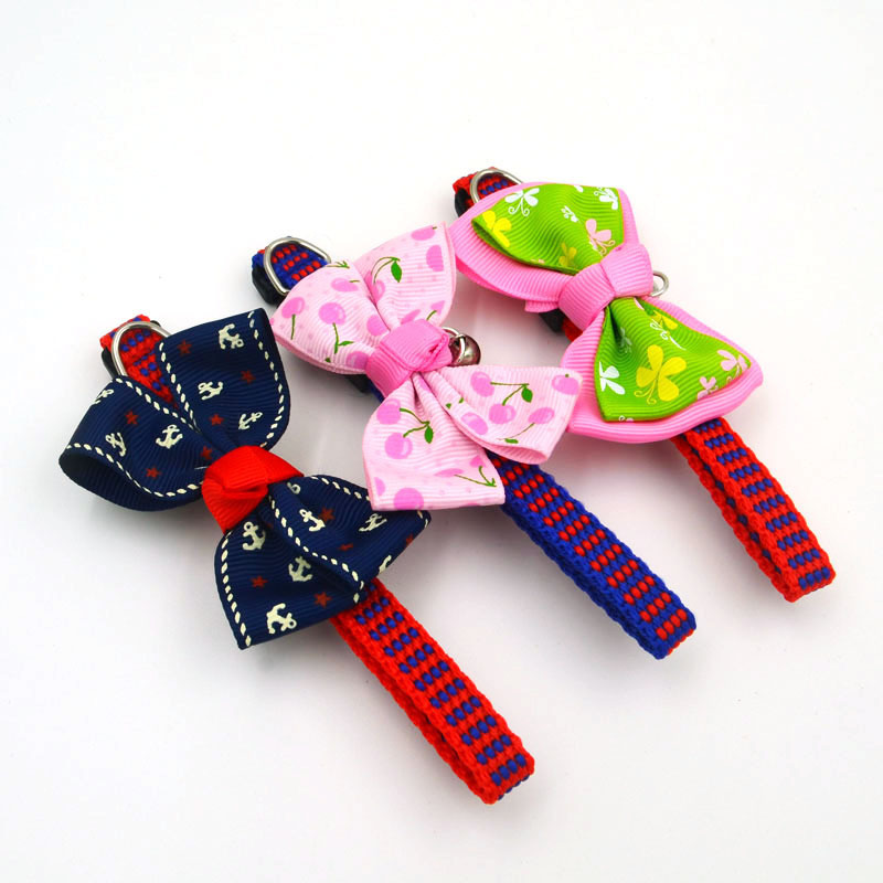 Pet Tie Collar Bow Dog Cat Bow Tie Ornaments Teddy/Pomeranian Dressing Accessories