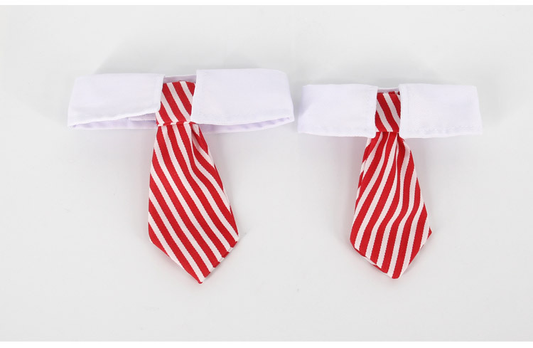 Jizai Pet Supplies Tie Wholesale Cute Pet Tie Striped Trendy Pet Four Seasons Cotton Dog Bow Tie