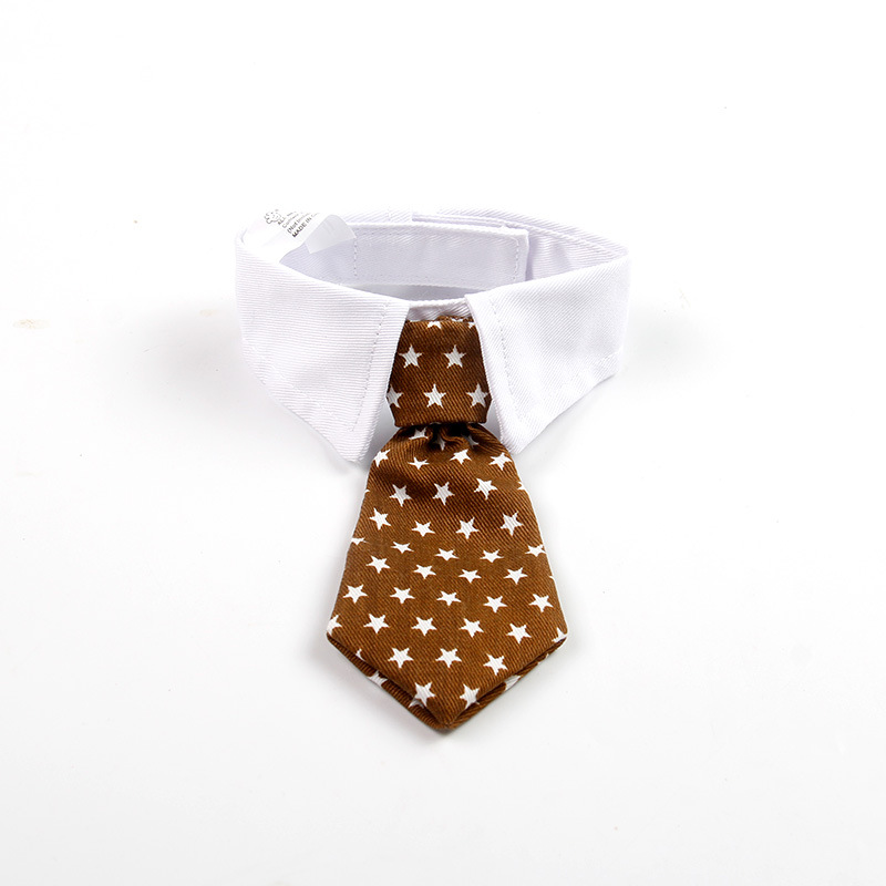 Jizai Pet Supplies Tie Wholesale Cute Pet Tie Striped Trendy Pet Four Seasons Cotton Dog Bow Tie