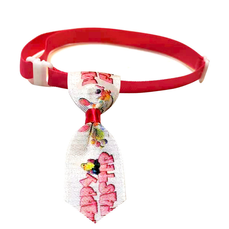 New Easter Pet Tie Cat Dog Pet Tie Mimi Dog Headdress Set Pet Clothing
