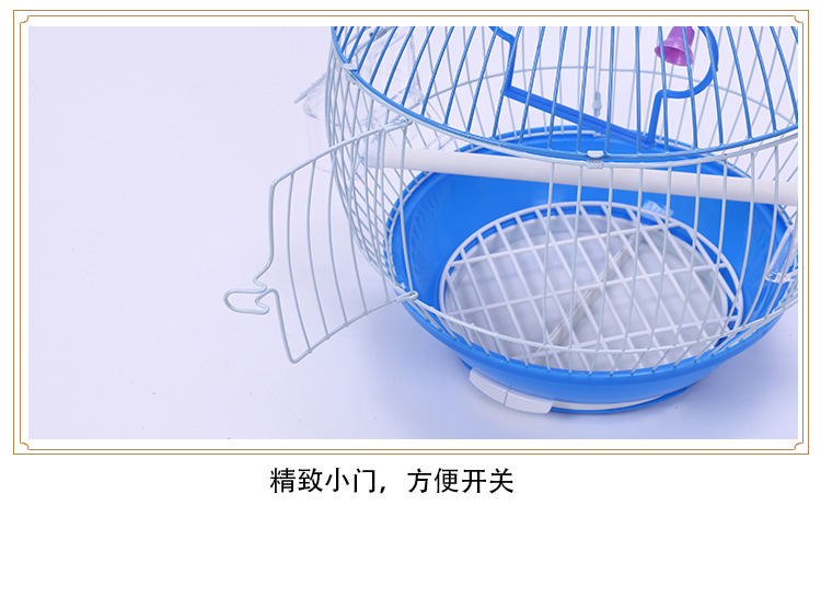 round Ball Bird Cage Household Ornamental Iron Wire Medium Bird Cage Bird Nest Oriental Cage Parrot Cage