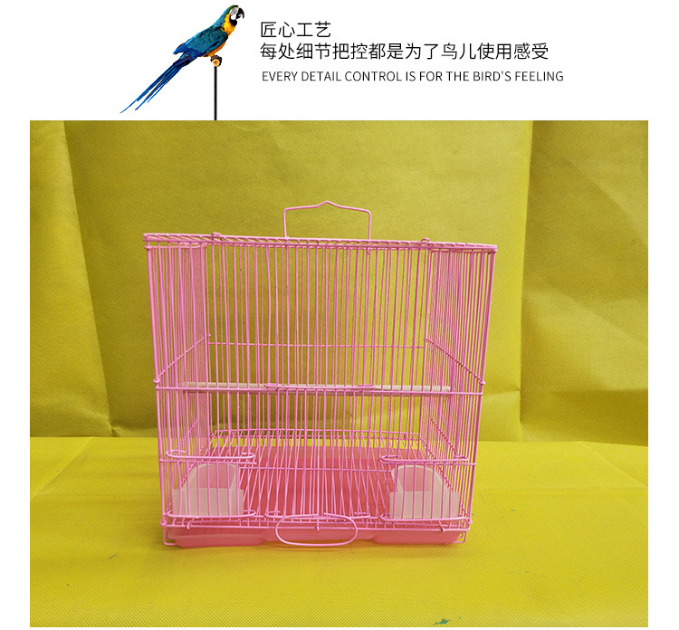 Factory Direct Supply Iron Group Bird Cage Parrot Cage Pigoen Cage Rabbit Cage Pet Cage Breeding Breeding Cage in Stock Wholesale