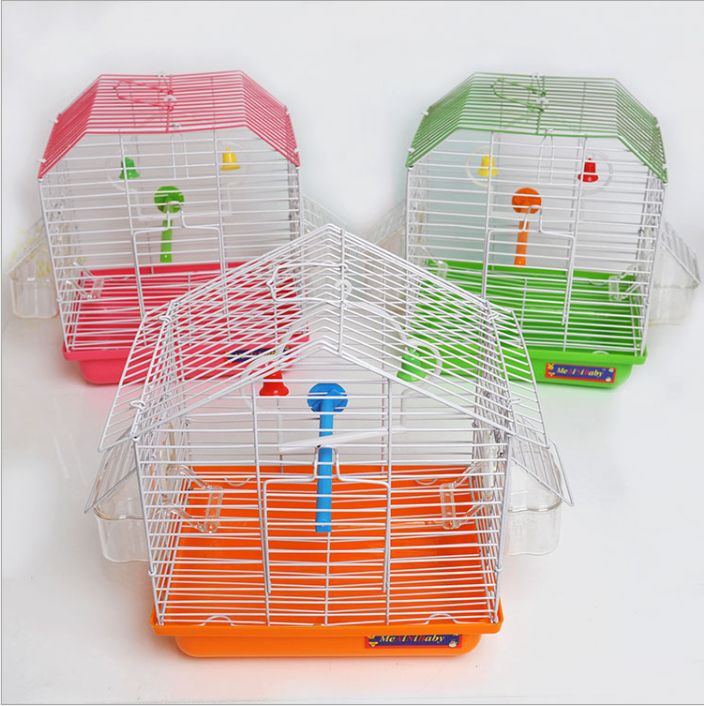Mini wire bird cage pet  cage folding wholesale small birds