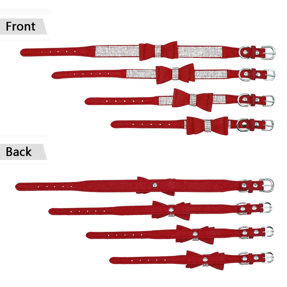 Manufacturers Popular Bow Hanging Bell Comfortable Pet Collar Double-Layer Bow Dog Collar Small and Medium-Sized Dogs Dog Leash Manufacturers Popular Bow Hanging Bell Comfortable Pet Collar Double-Layer Bow Dog Collar Small and Medium-Sized Dogs Dog Leash
