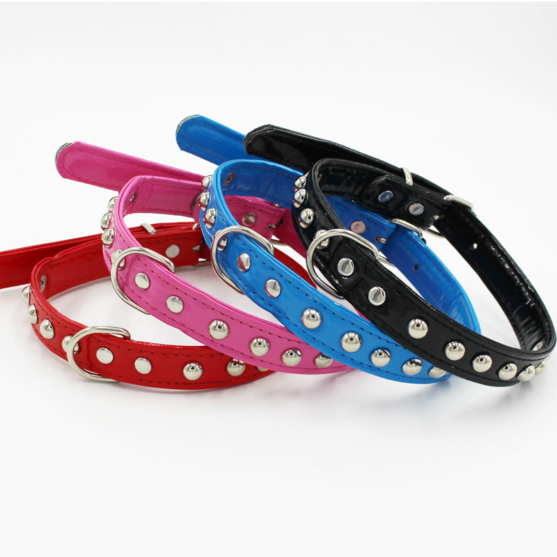 New Pet Collar Dog Bright Skin Collar Bite-Proof Protector Cat Collar Dog Leash Hand Holding Rope Pet Supplies