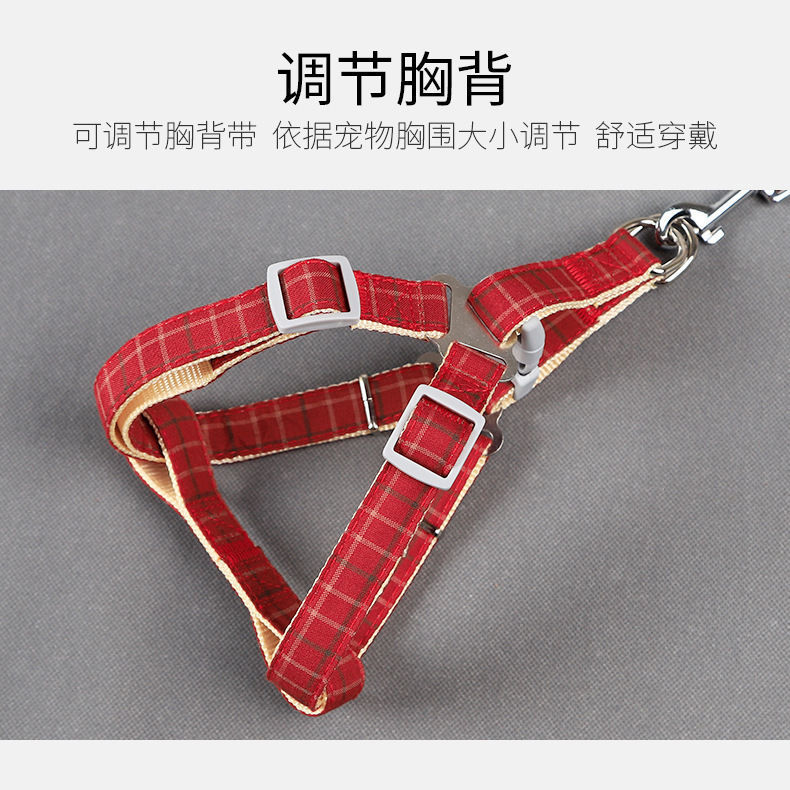 Collar Dog Hand Holding Rope Dog Small Dog Leash Cat Cat Rope Chain Dog Retractable Large Teddy Pet