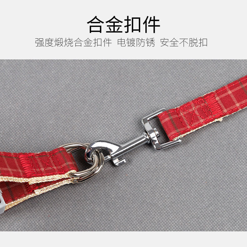 Collar Dog Hand Holding Rope Dog Small Dog Leash Cat Cat Rope Chain Dog Retractable Large Teddy Pet