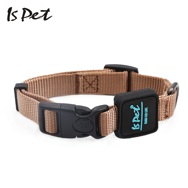 ISPET dog collar leash adjustable teddy small medium sized golden retriever dog chain large dog pet supplies