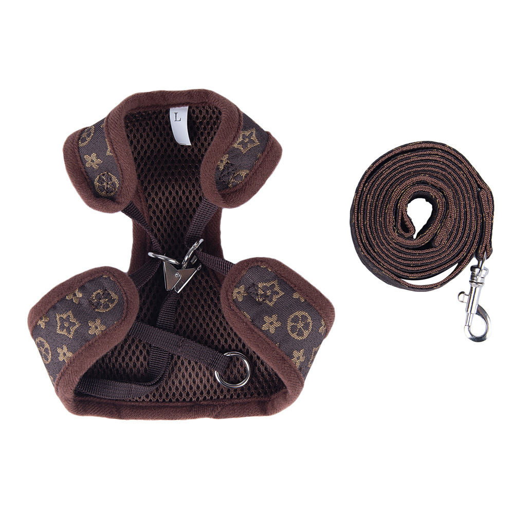 Amazon New Pet's Chest-Back Dog Leash Dog Rope out Collar Leash Pet Supplies Factory