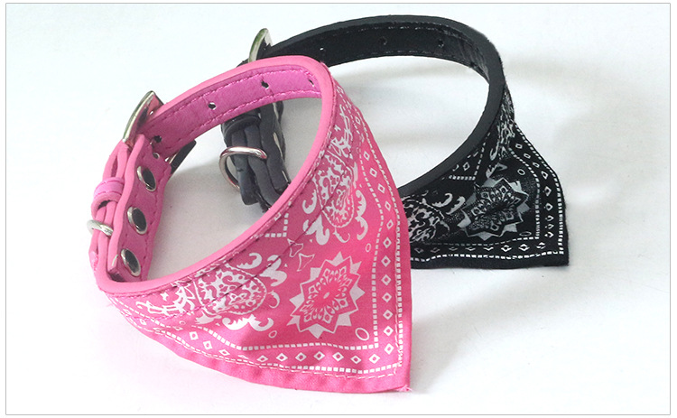 Pet Decorations Wholesale Pet Supplies Dog Collar Collar Cloth Triangular Binder Scarf Collar Small Dog Dog Leash