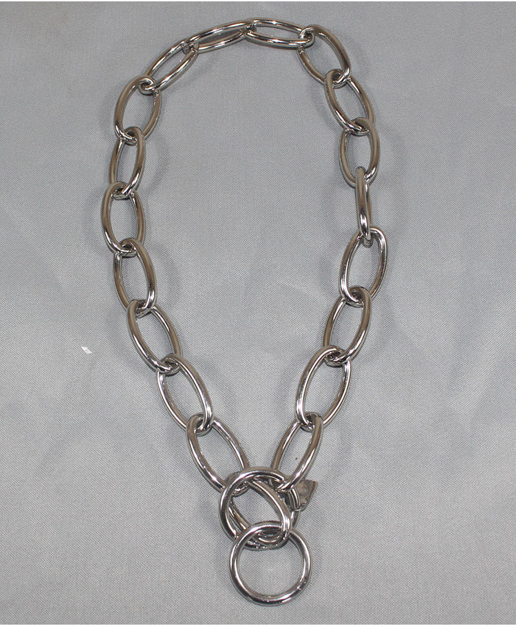 Stainless Steel Dog Training P Chain Collar Dog Leash Medium and Large Dog Pet Collar Length Customized Pet Collar Dog Cover Stainless Steel Dog Training P Chain Collar Dog Leash Medium and Large Dog Pet Collar Length Customized Pet Collar Dog Cover