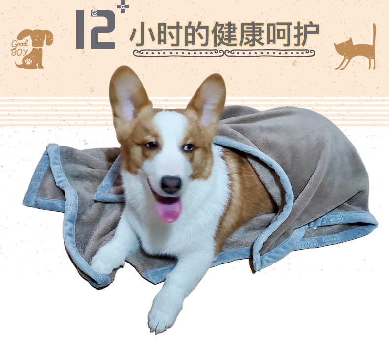 Lively blanket thickened warm flannel dog kennel cat kennel blanket wholesale pet supplies blanket