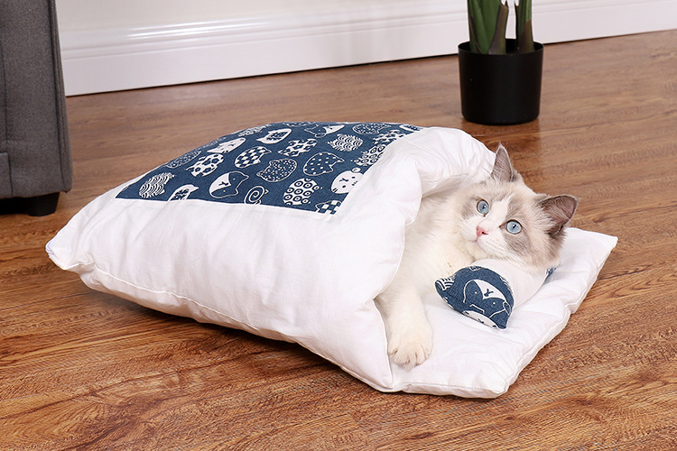 Cat Nest Cat Sleeping Bag Closed Removable and Washable Cat Bed Winter Warm Pet Bed Dog Kennel Four Seasons Universal Cat Nest Cat Sleeping Bag Closed Removable and Washable Cat Bed Winter Warm Pet Bed Dog Kennel Four Seasons Universal