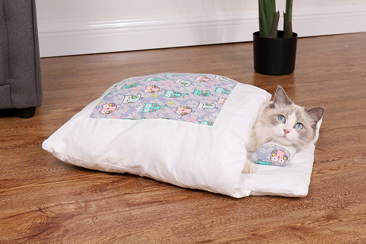 Cat Nest Cat Sleeping Bag Closed Removable and Washable Cat Bed Winter Warm Pet Bed Dog Kennel Four Seasons Universal Cat Nest Cat Sleeping Bag Closed Removable and Washable Cat Bed Winter Warm Pet Bed Dog Kennel Four Seasons Universal