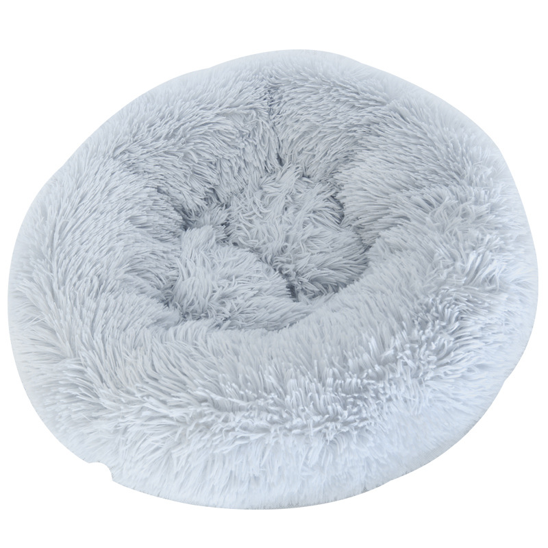  Long Velvet Kennel Cat Litter Large, Medium and Small Dog Bed round Nest Mat Four Seasons Golden Retriever Pet Supplies