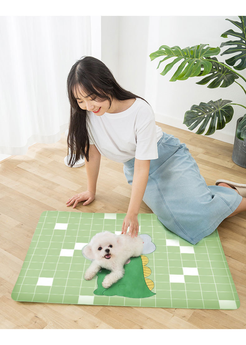 Cartoon Puppy Dog Ice Pad Cat Mat Small and Medium-Sized Dogs Pet Bed Pet Bed Summer Floor Mat Kennel Cooling Supplies Cartoon Puppy Dog Ice Pad Cat Mat Small and Medium-Sized Dogs Pet Bed Pet Bed Summer Floor Mat Kennel Cooling Supplies