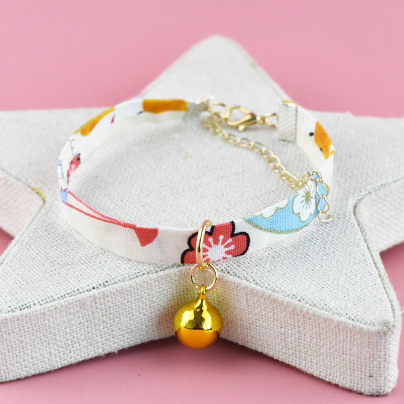 Cat Collar Japanese Style Collar Cat Collar Pet Bell and Wind Collar Cat Collar Japanese Style Collar Cat Collar Pet Bell and Wind Collar