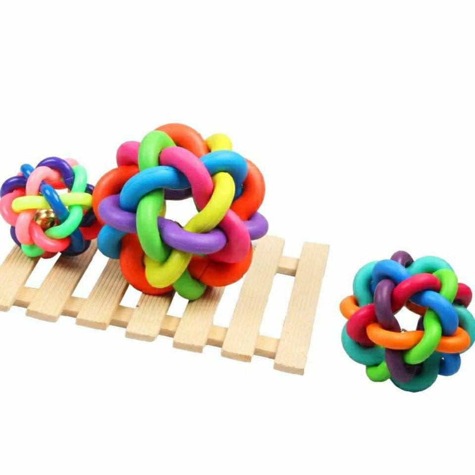 Pet Toy Colorful Woven Bell Toy Ball Pet Bell Ball Large 9.5cm Sound Dog Toy Ball Toy Ball Pet Toy Colorful Woven Bell Toy Ball Pet Bell Ball Large 9.5cm Sound Dog Toy Ball Toy Ball